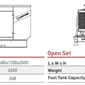 Электрогенератор дизельный TMGPOWER TMG-R 375 (375кВА)